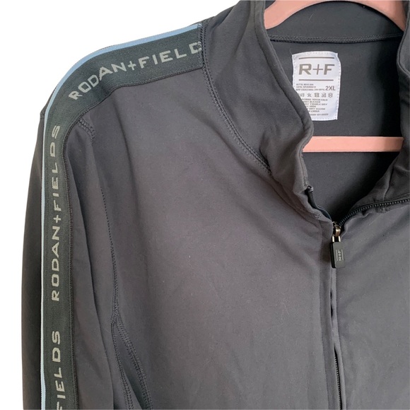 Grey Zip Front Athletic Jacket Nwot 